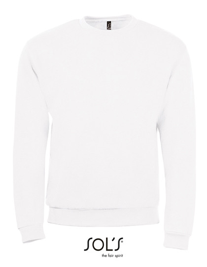 SOL´S Men´s Spider Round-Neck Sweatshirt White