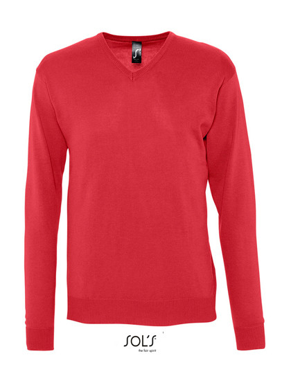 SOL´S Men´s V-Neck Sweater Galaxy Red