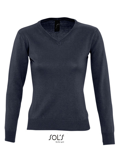 SOL´S Women´s V-Neck Sweater Galaxy Navy
