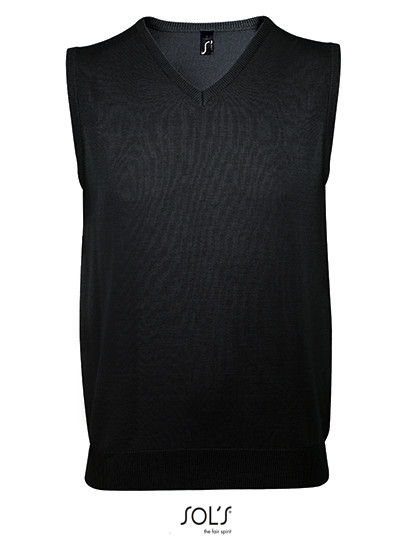 SOL´S Unisex Sleeveless Sweater Gentlemen Black