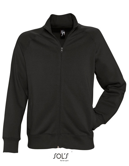 SOL´S Men´s Zipped Jacket Sundae Black