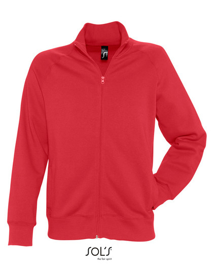 SOL´S Men´s Zipped Jacket Sundae Red