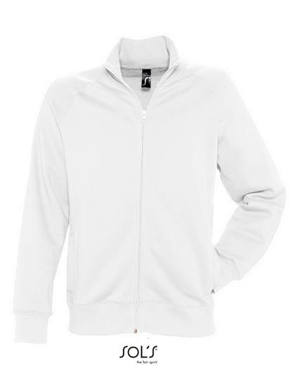 SOL´S Men´s Zipped Jacket Sundae White