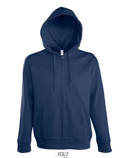 SOL´S Men´s Hooded Zipped Jacket Seven French Navy