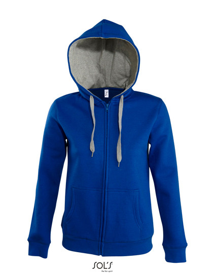 SOL´S Women´s Contrast Hooded Zip Jacket Soul Royal Blue 241