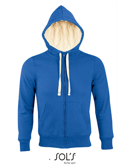 SOL´S Unisex Zipped Jacket Sherpa Royal Blue 241