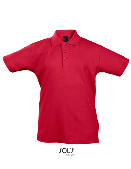 SOL´S Kids´ Summer Polo II Red