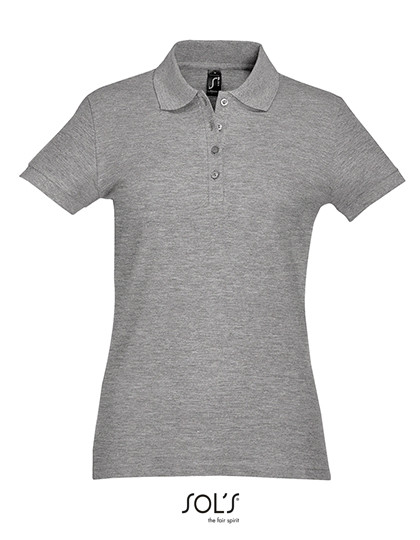SOL´S Women´s Polo Passion Grey Melange