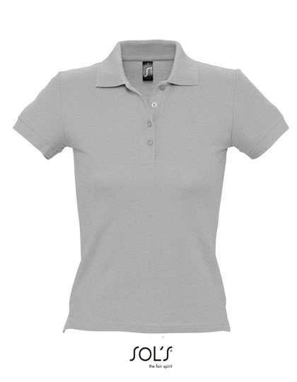 SOL´S Women´s Polo People 210 Grey Melange