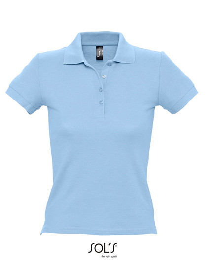 SOL´S Women´s Polo People 210 Sky Blue