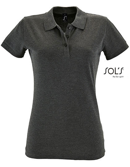 SOL´S Women´s Polo Shirt Perfect Charcoal Melange