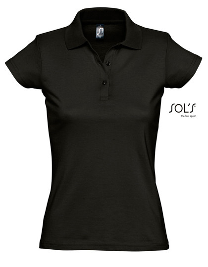 SOL´S Women´s Jersey Polo Shirt Prescott Deep Black