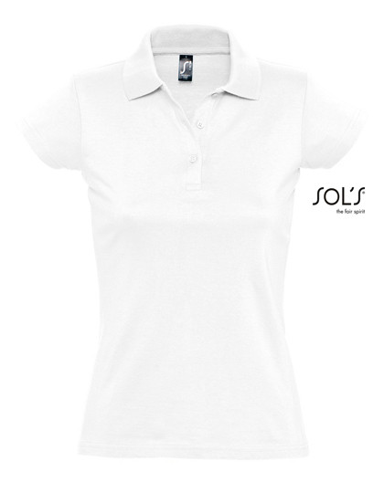 SOL´S Women´s Jersey Polo Shirt Prescott White