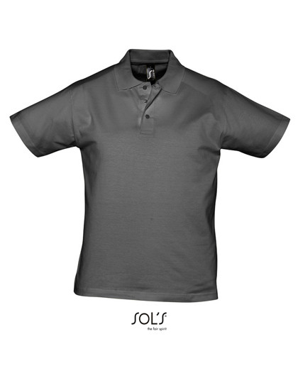 SOL´S Men´s Jersey Polo Shirt Prescott Dark Grey (Solid)