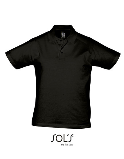 SOL´S Men´s Jersey Polo Shirt Prescott Deep Black