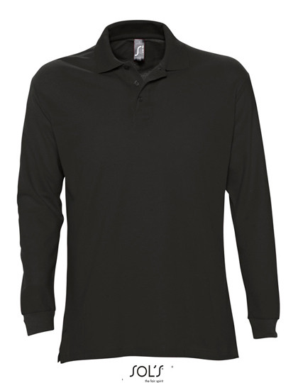 SOL´S Long Sleeve Polo Star Black