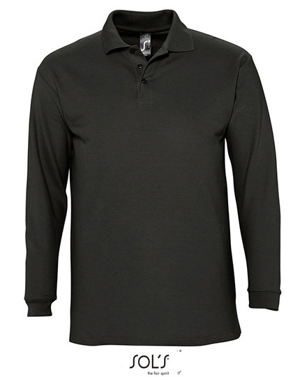 SOL´S Long Sleeve Polo Winter II Black