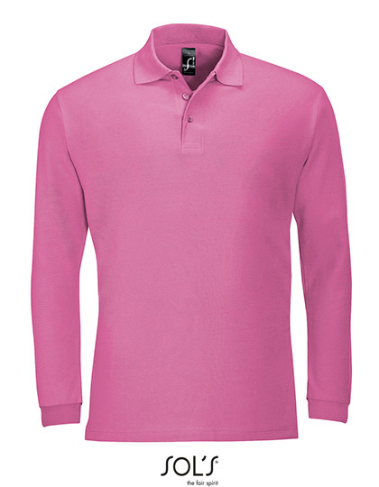 SOL´S Long Sleeve Polo Winter II Flash Pink