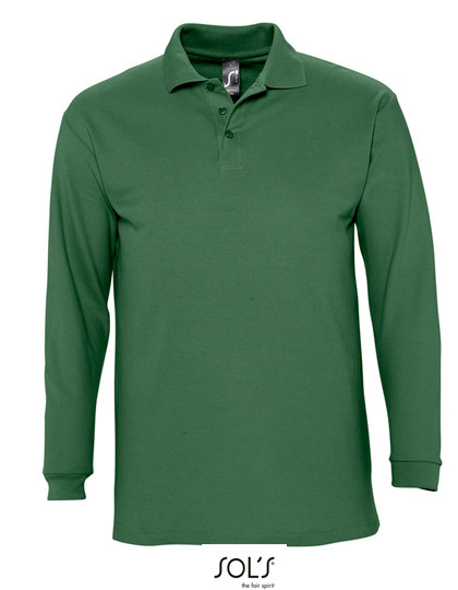 SOL´S Long Sleeve Polo Winter II Golf Green