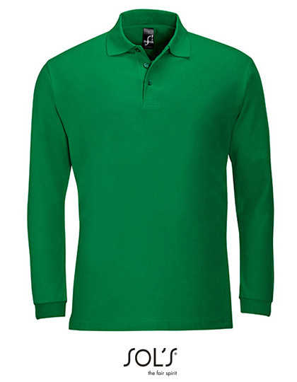 SOL´S Long Sleeve Polo Winter II Kelly Green