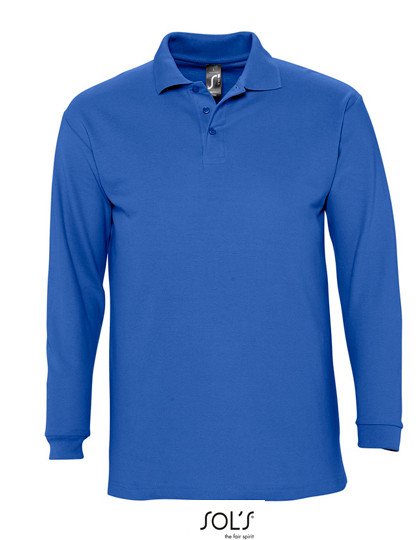 SOL´S Long Sleeve Polo Winter II Royal Blue 241