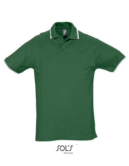 SOL´S Contrast-Polo Practice Golf Green