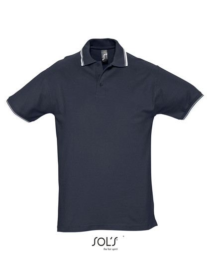 SOL´S Contrast-Polo Practice Navy