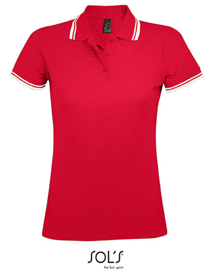 SOL´S Women´s Polo Shirt Pasadena Red
