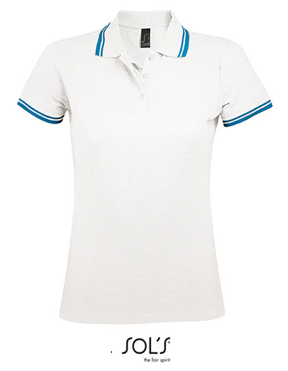 SOL´S Women´s Polo Shirt Pasadena White