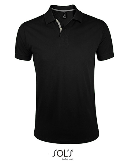 SOL´S Men´s Polo Shirt Portland Black