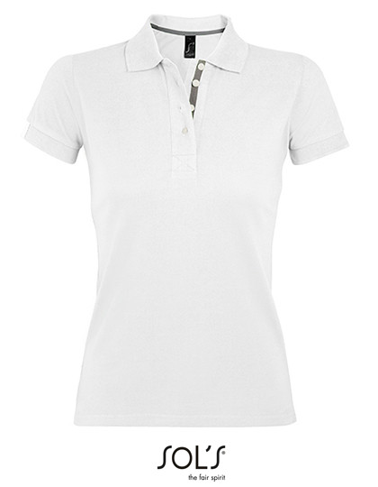 SOL´S Women´s Polo Shirt Portland White