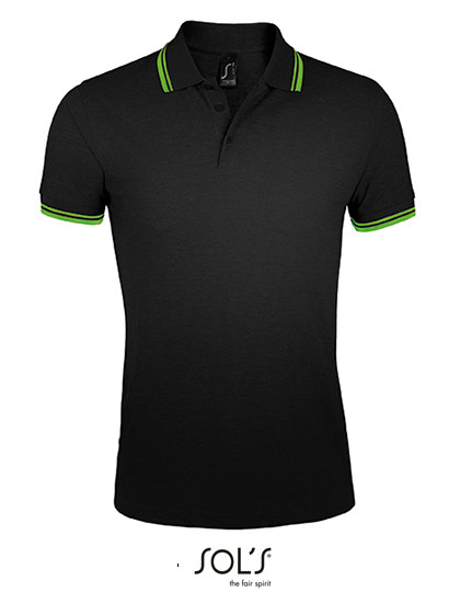 SOL´S Men´s Polo Shirt Pasadena Black