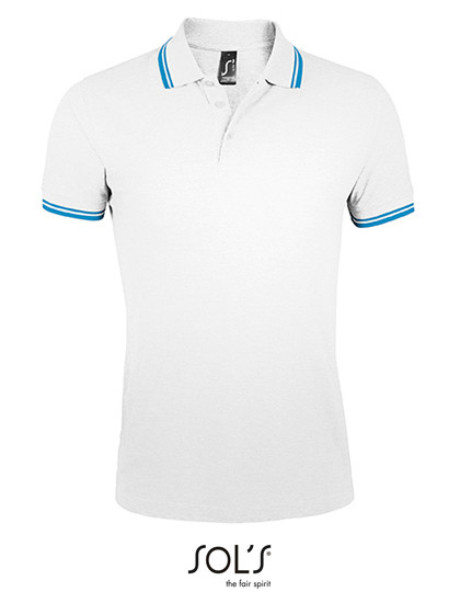SOL´S Men´s Polo Shirt Pasadena White
