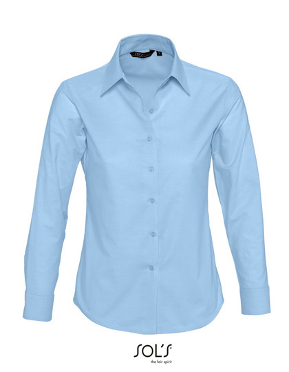 SOL´S Women´s Oxford-Blouse Embassy Long Sleeve Sky Blue