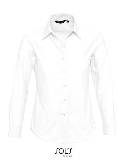 SOL´S Women´s Oxford-Blouse Embassy Long Sleeve White