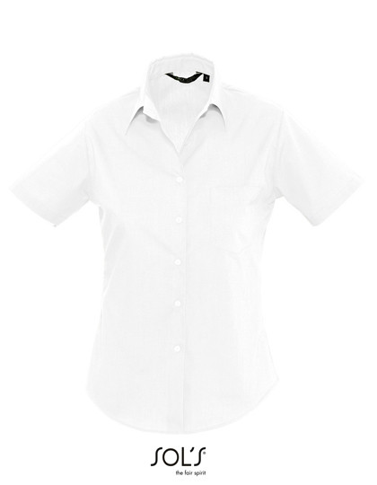 SOL´S Popeline-Blouse Escape Short Sleeve White