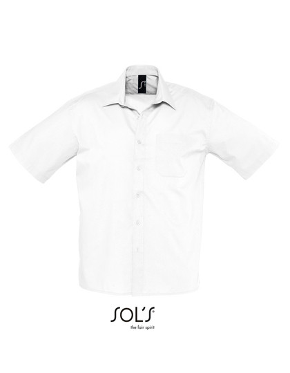 SOL´S Popeline-Shirt Bristol Short Sleeve White
