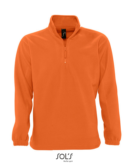 SOL´S Half-Zip Fleece Ness Orange