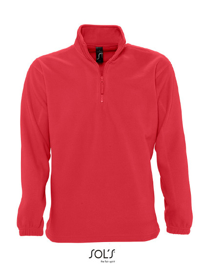 SOL´S Half-Zip Fleece Ness Red