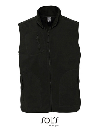 SOL´S Unisex Fleece Vest Norway Black