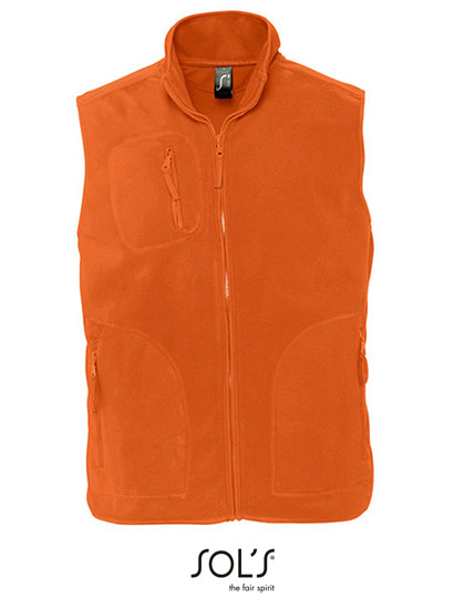 SOL´S Unisex Fleece Vest Norway Orange