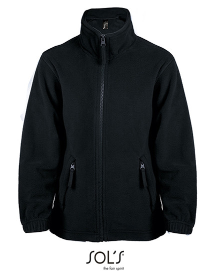 SOL´S Kids´ Fleecejacket North Black