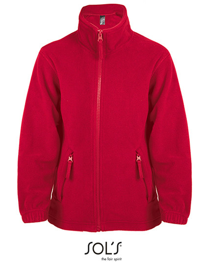 SOL´S Kids´ Fleecejacket North Red