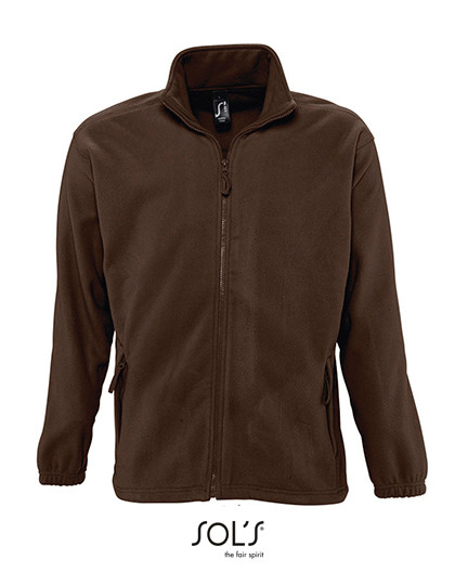 SOL´S Fleecejacket North Dark Chocolate
