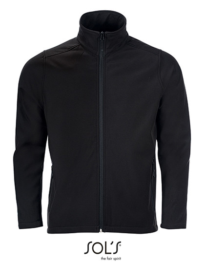 SOL´S Men´s Softshell Zip Jacket Race Black