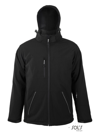 SOL´S Men´s Rock Padded Softshell Black