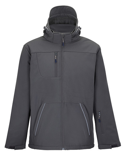 SOL´S Men´s Rock Padded Softshell Charcoal Grey (Solid)