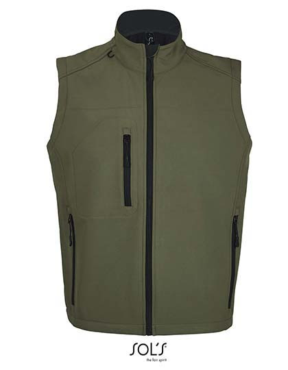 SOL´S Men´s Sleeveless Softshell Rallye Army