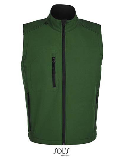 SOL´S Men´s Sleeveless Softshell Rallye Bottle Green