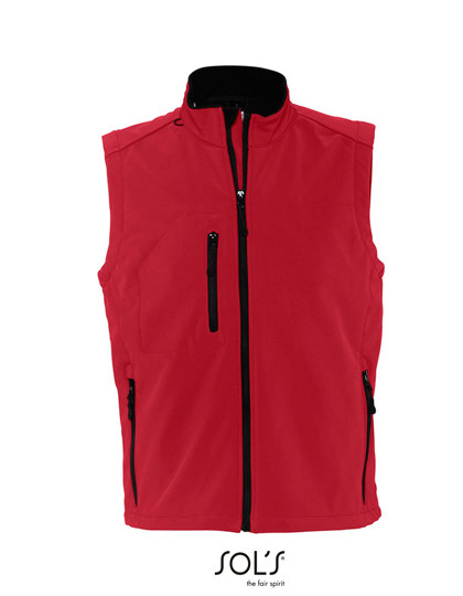 SOL´S Men´s Sleeveless Softshell Rallye Pepper Red